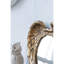 Miroir d'appoint Golden Wing pour vestibule, chambre à coucher - reflet transparent, décor élégant, bureau 100% résine, transparent