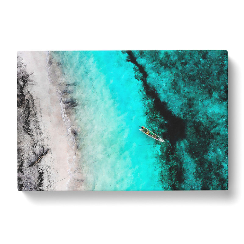 Above Atauro Island Painting - Wrapped Canvas, 35cm H x 50cm W x 3cm D