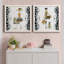 Swanky Shopper Gal - ensemble de 2 impressions encadrées sur toile-448980148-448980144