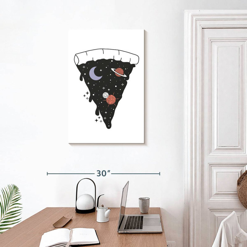Space Pizza, H 30 po x l 20 po
