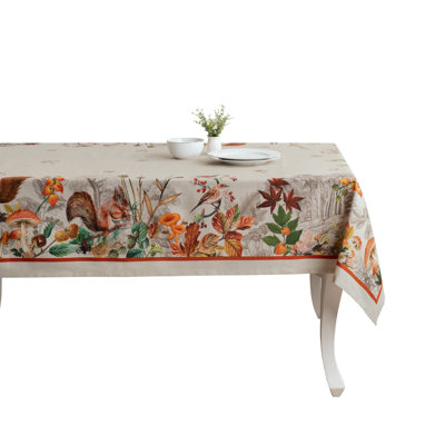 Maison d'Hermine Harvest Festival 100% Cotton Tablecloth - 54" x 54"
