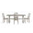 Williamsbridge Rubberwood Solid Wood Dining Set-829356188