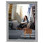 Cadre pour affiche M&T Affiche 22 x 28 Fancy Snap - Support mural en aluminium argenté Affichage à changement rapide pour les menus, les photos, le bureau, la vente au détail et les affaires-802305633-802305646