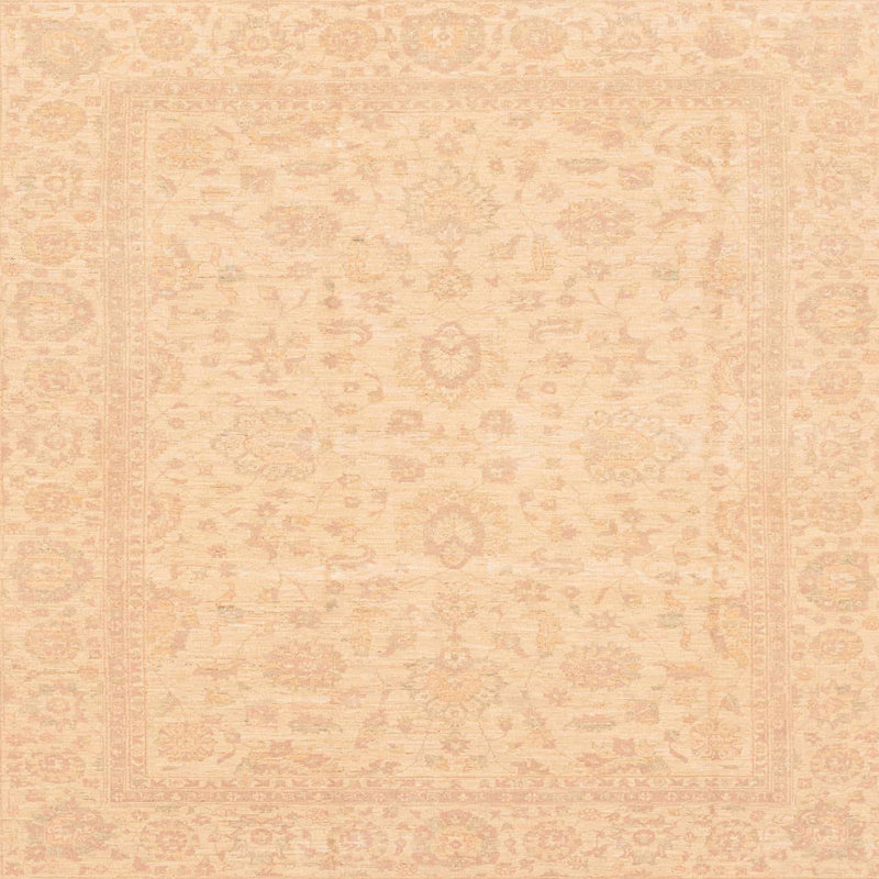 Tapis décoratif multicolore à motif abstrait, Carré 7 pi