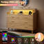 6 Drawer 120Cm W Double Dresser-1230158872