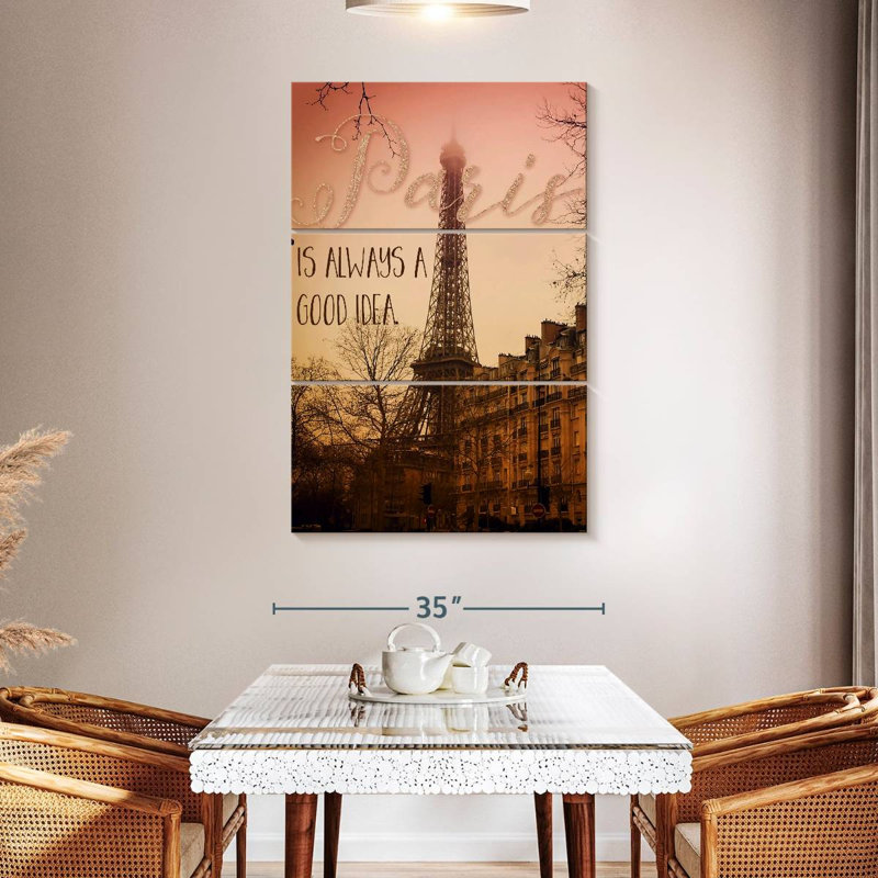 Tergel Paris Is Always A Good Idea, H 50 po x l 32 po