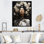 «Woman With Flower Crown Beauty II», art sur toile tendance