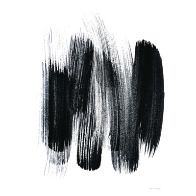 Black Strokes - Impression sur toile tendue