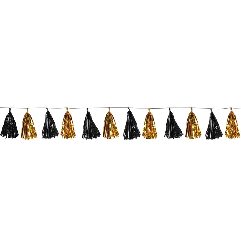 Metallic Tassel Garland, Multicolor