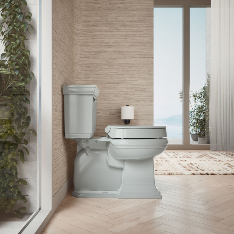 Siège de toilette allongé Hyten, Gris glacé