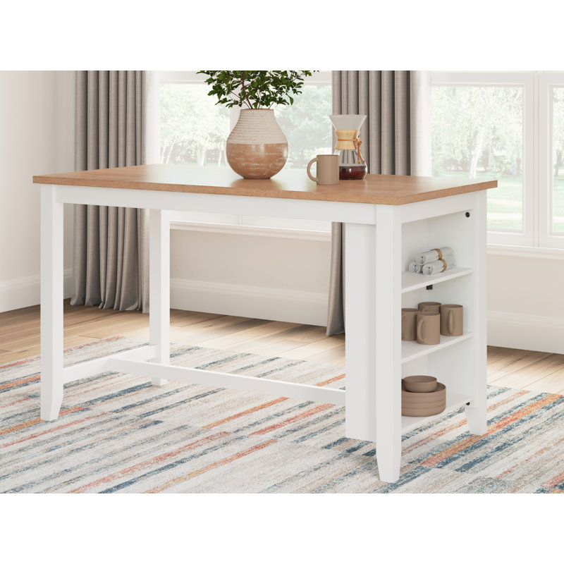 Malkin Counter Height Dining Table, White