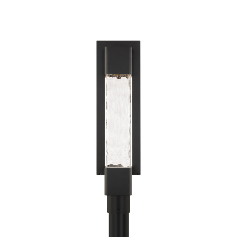 Lampadaire d'extérieur à DEL à brume, température de couleur 3000K, Noir