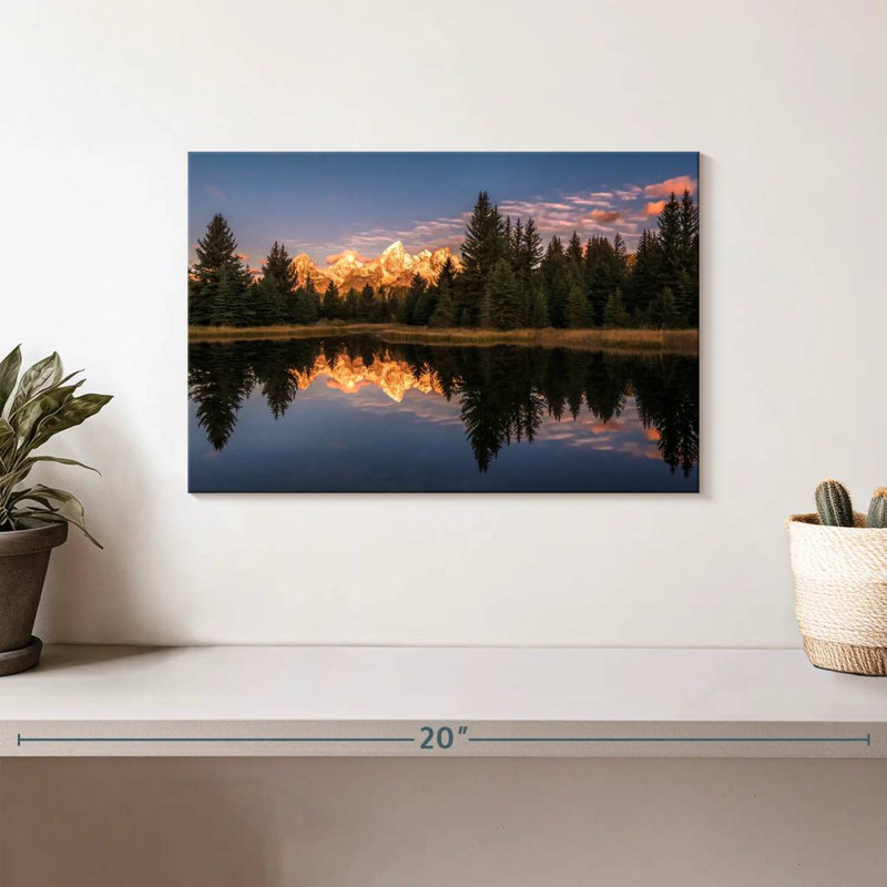 Alvord Schwabacher Landing Dusk, H 8 po x l 12 po