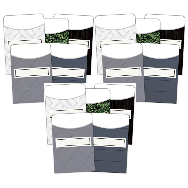 Pochettes de bibliothèque Modern Farmhouse