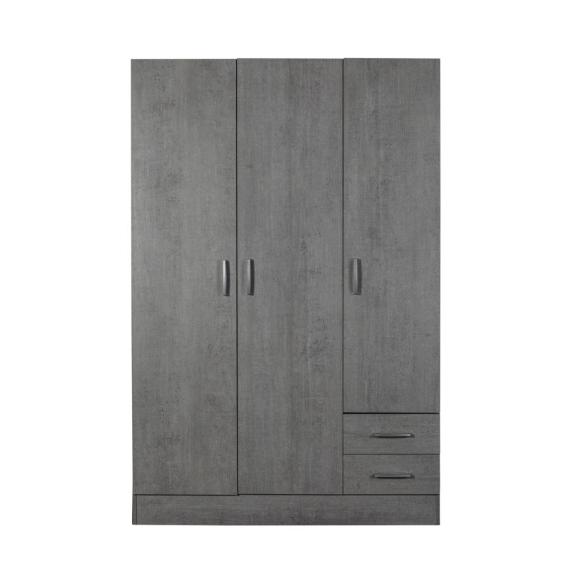 Facile 3 Door Manufactured Wood Wardrobe