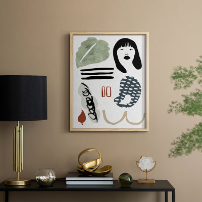 Collected Mindfulness II Framed Print - Solid Wood