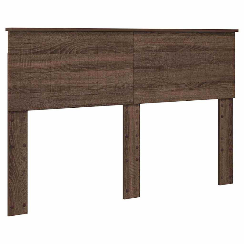 Panel Headboard, EU Double - 140 x 200 cm, Brown Oak