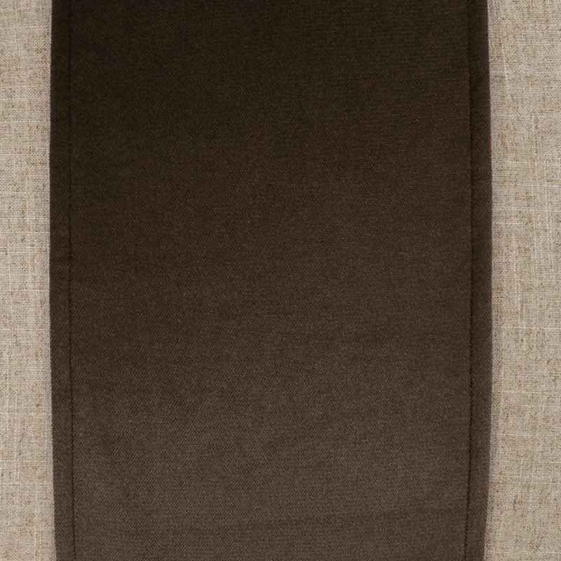 Jefferson Band Throw Pillow, Espresso, Square 24"