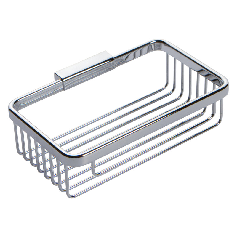 Hotelier 8" Toiletry Basket, Polished Chrome