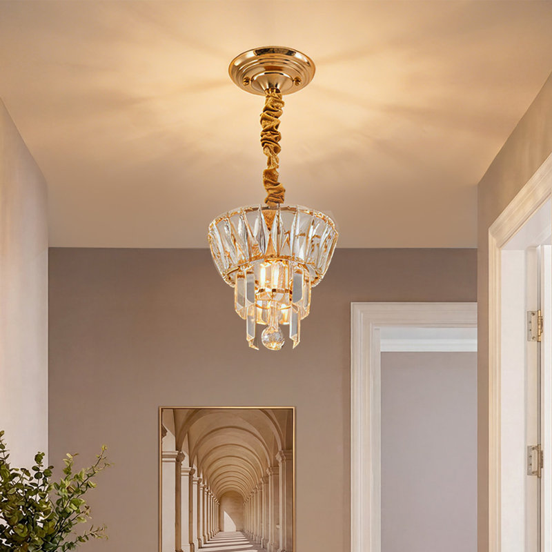 Crystal Semi Flush Mount