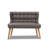 Gräfe 40.94'' Upholstered Settee