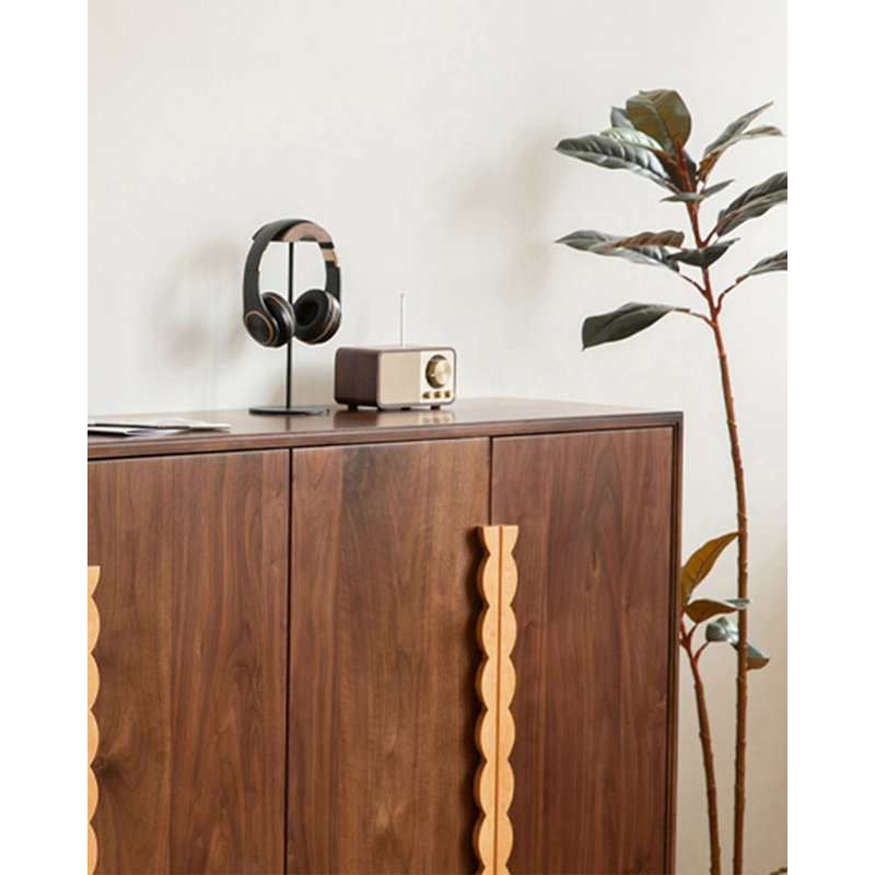 Armoire à chaussures Nordic Minimalist, H 39,37 po x l 62,99 po x P 14,96 po, Noyer