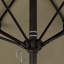 Parasol de marché 9 pi x 9 pi Hiott-88137581