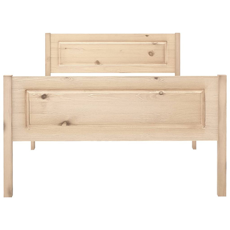 Graci Solid Wood Bed, brown, European Single (90 x 200cm)