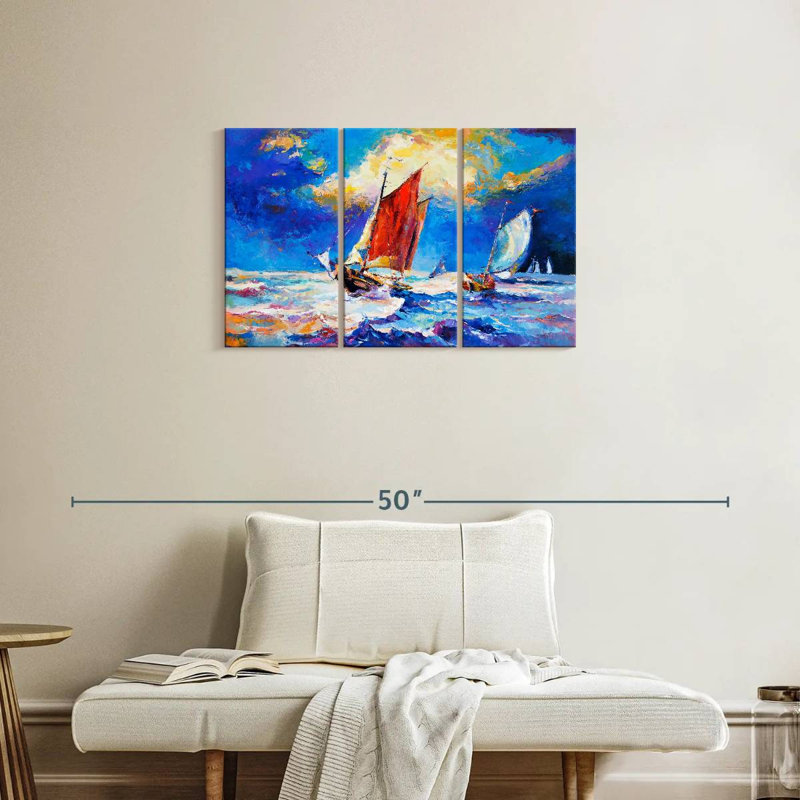 Mehar voiliers en mer, H 20 po x l 33 po