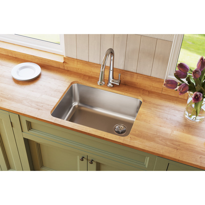 Évier de cuisine encastrable L 25,5 po x l 19,25 po Lustertone
