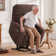 Lift Chair For Elderly Manual 3-Speed Adjustable Headrest,Dual Heating, Massage Recliner