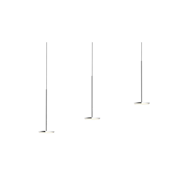 Sky Solo 1 Light Pendant, Silver