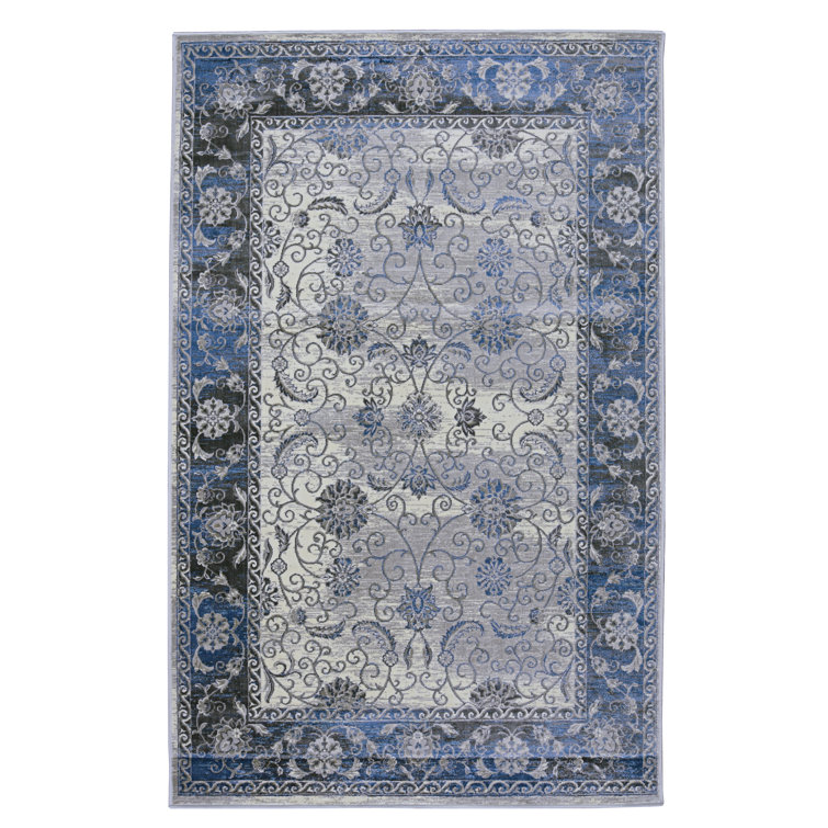 Tapis oriental gris et beige Adair