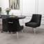 Chaise d'appoint en velours capitonné de 22 po Baudel-879591366-957097249
