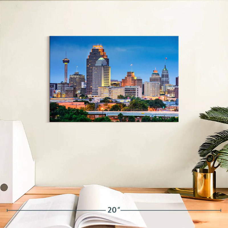Senne, San Antonio, Texas, horizon, H 8 po x l 12 po