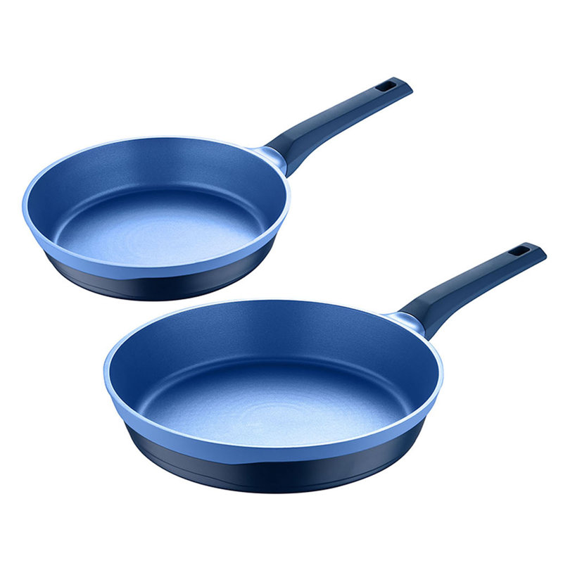 Aluminum Non-Stick Frying Pan Set, Blue