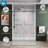 KW01 62 - 66 In. W X 76 In. H Double Sliding Frameless Shower Door With 3/8 In. Clear Glass-108223549