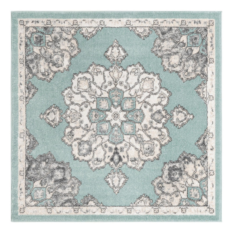 Oriental Indoor Rug, Square 5'
