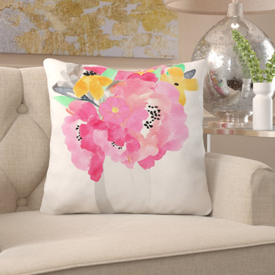 Coussin décoratif aquarelle Pete