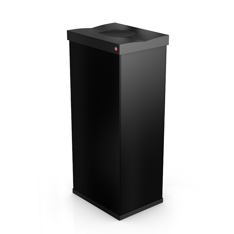 Poubelle à couvercle pivotant 13,7 gallons Big Box, Noir