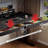Black height-adjustable computer desk-622004485