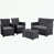 Coussin gris / cadre noir est en rupture de stock