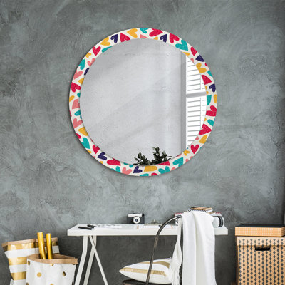 Huldar Glass Flat Wall Mirror