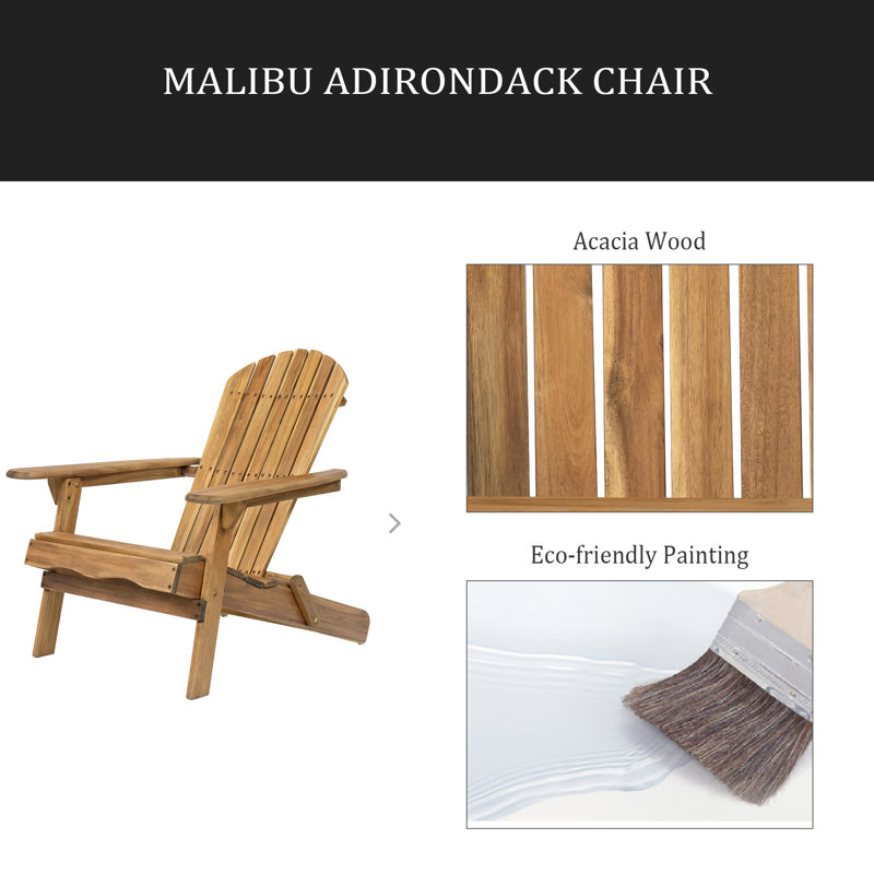 CHAISE ADIRONDack, Naturel