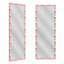 Miroir Hollywood avec lumières - cadre rose