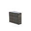 Ensemble de canapé d'extérieur modulaire demi-lune 11 pièces avec table basse ronde en verre trempé-130593240-130593241