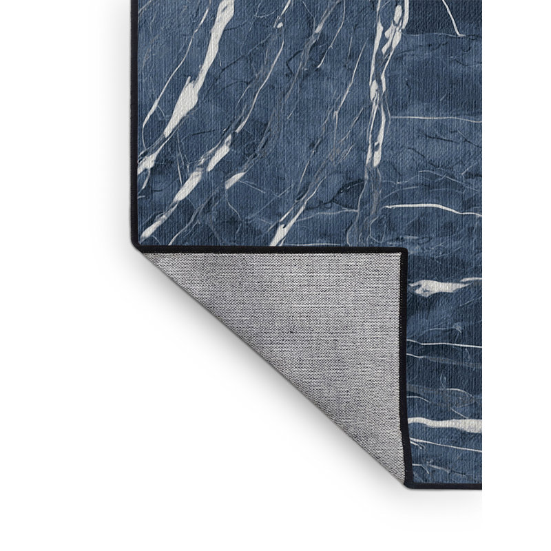 Machine Washable Grey Area Rug, Square 8'