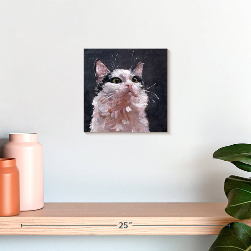 Kitty, 10" H x 10" W
