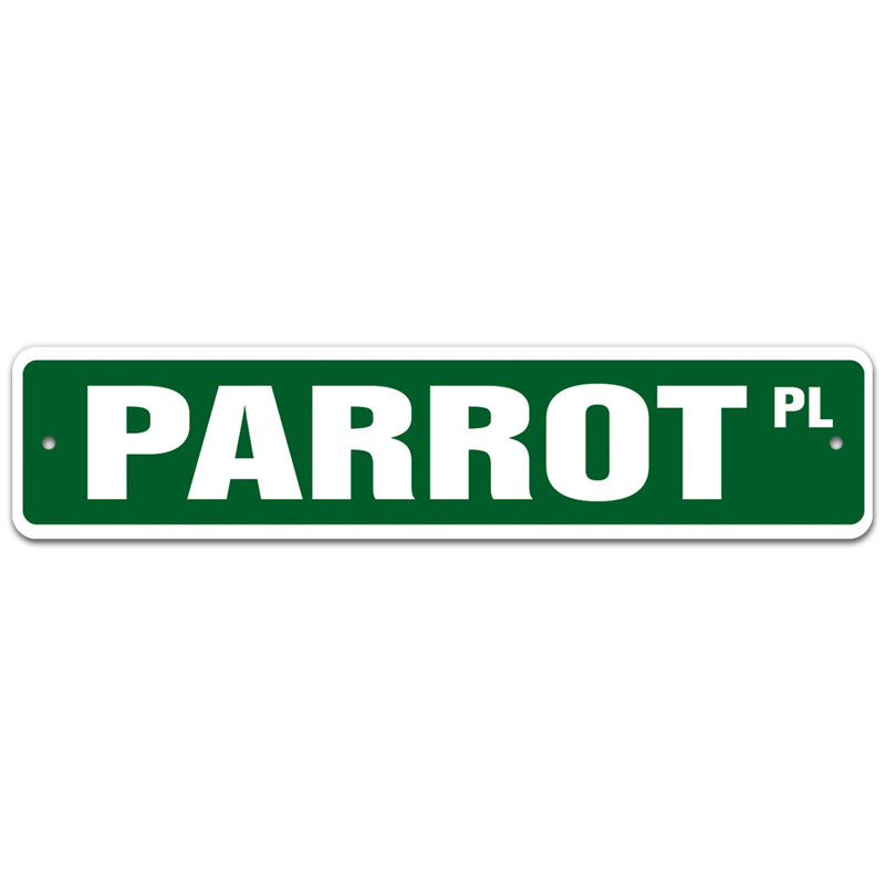 Plaque de rue Quinta, H 6 po x l 24 po x P 0,1 po