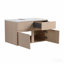 Meuble-lavabo mural de 32 (31-1/2) pouces, 2 portes à fermeture douce et 1 tiroir, emballage amovible, panneaux de particules (meuble-lavabo seulement, sans lavabo)-134701984